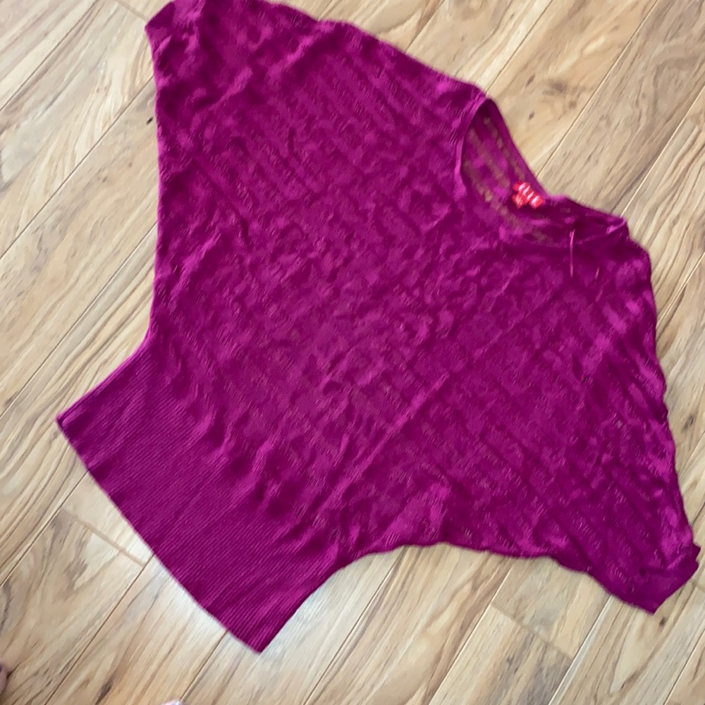 Long Pink Knit Sweater